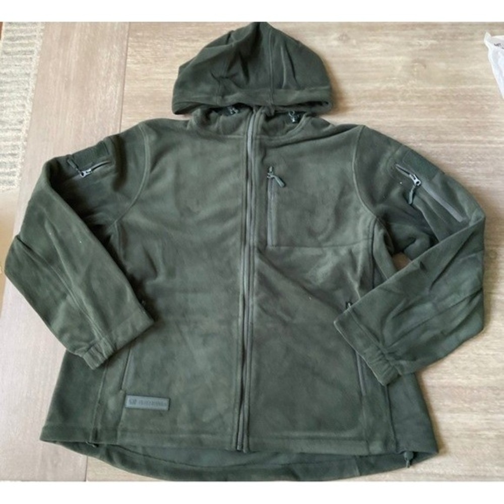 Baerskin Fem 4.0 Tactical Fleece Hoodie Dark Green 2XL New With Tags
